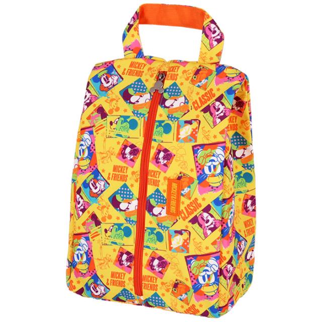 [2023年モデル]　ディズニー ミッキーマウス イエロースマイル シューズバッグ 2335045800 