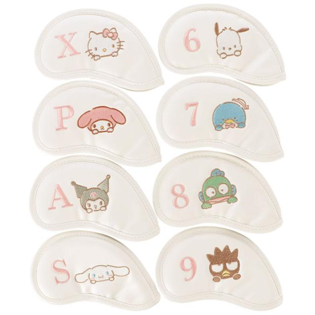 [2023年モデル]　サンリオキャラクターズ ラブリーポーズ アイアンカバー 8個セット 3335018100 