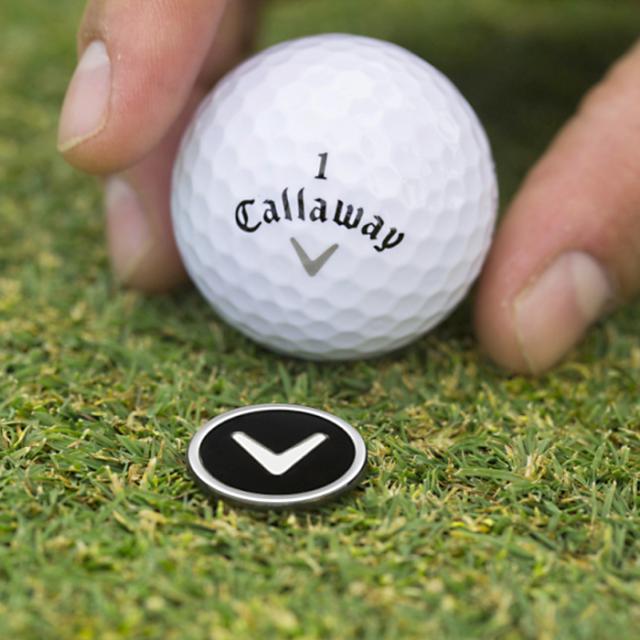 CALLAWAY GOLF ポーカーチップ デュアル マーカー 2個入り ホワイト/ブラック 0700215001307A view5