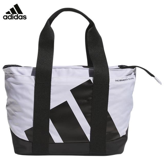 [2024年モデル] アディダス メンズ ボールドロゴ ラウンドトートバッグ IKC88 IN2777 ホワイト