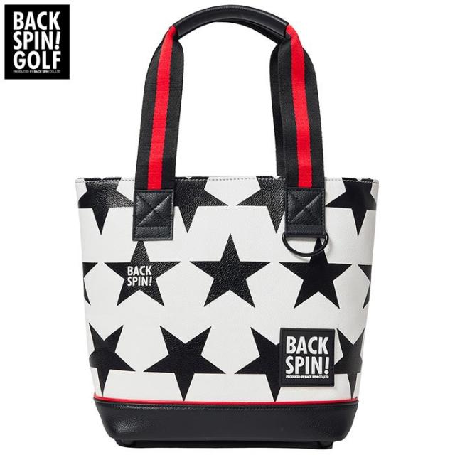 [2024年モデル] バックスピンゴルフ STAR CART BAG スター トート型 カートバッグ BSBD01B308 WH/BK ホワイト/ブラック