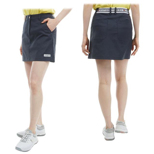TOMMY HILFIGER GOLF ロゴジャガード ストレッチ ツイル ベーシック スカート view1
