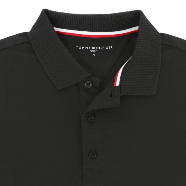 TOMMY HILFIGER GOLF ロゴ刺繍 カラーブロック リブ衿 半袖 ポロシャツ view3
