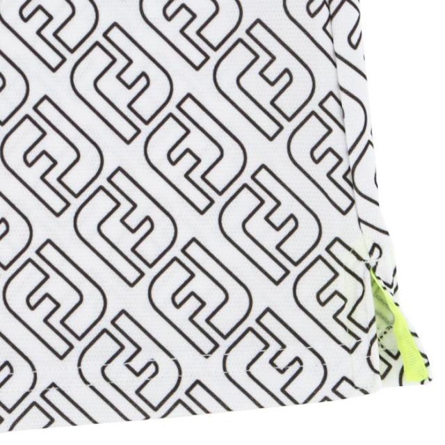FootJoy GOLF ロゴデザイン 総柄プリント ストレッチ 半袖 スキッパーカラー シャツ view5