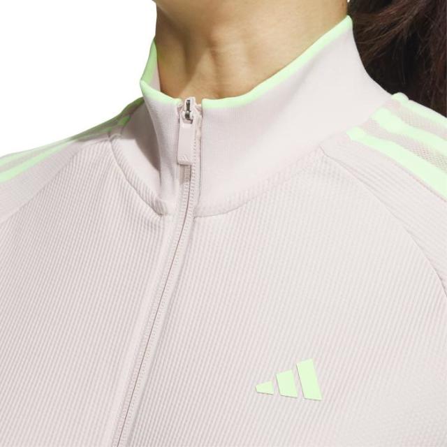 adidas GOLF スリーストライプス メッシュ切替 長袖 フルジップ トラック ジャケット view2