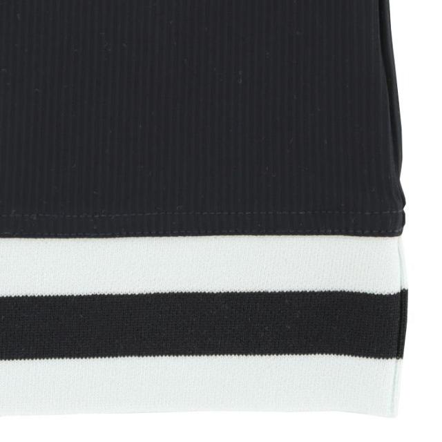 TOMMY HILFIGER GOLF ロゴプリント トリコット ライン使い ストレッチ 半袖 モックネックシャツ view4