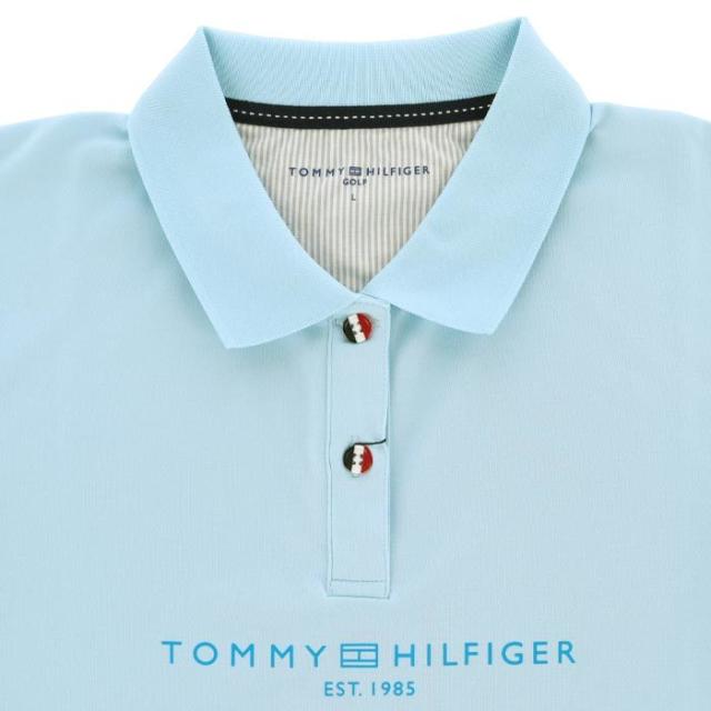 TOMMY HILFIGER GOLF ロゴデザイン トリコロールカラー 半袖 ポロシャツ view2