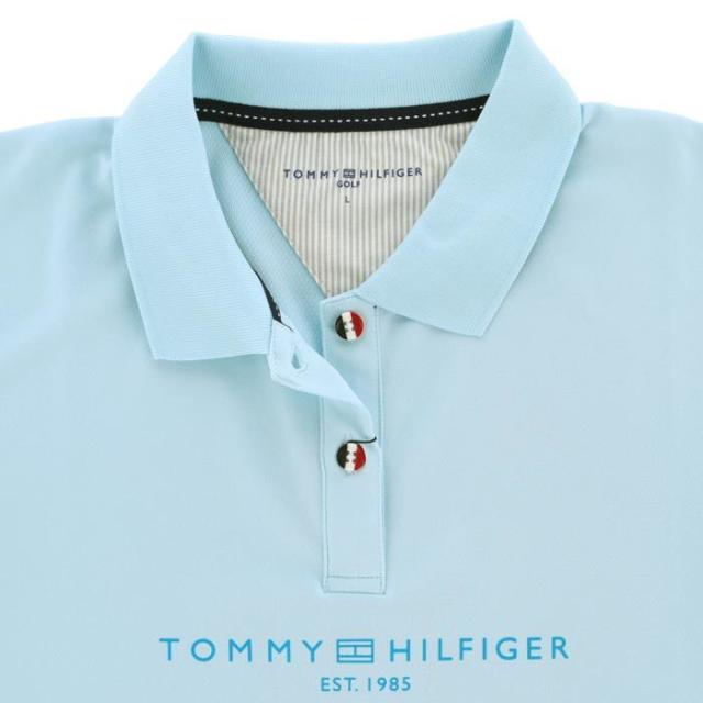 TOMMY HILFIGER GOLF ロゴデザイン トリコロールカラー 半袖 ポロシャツ view3