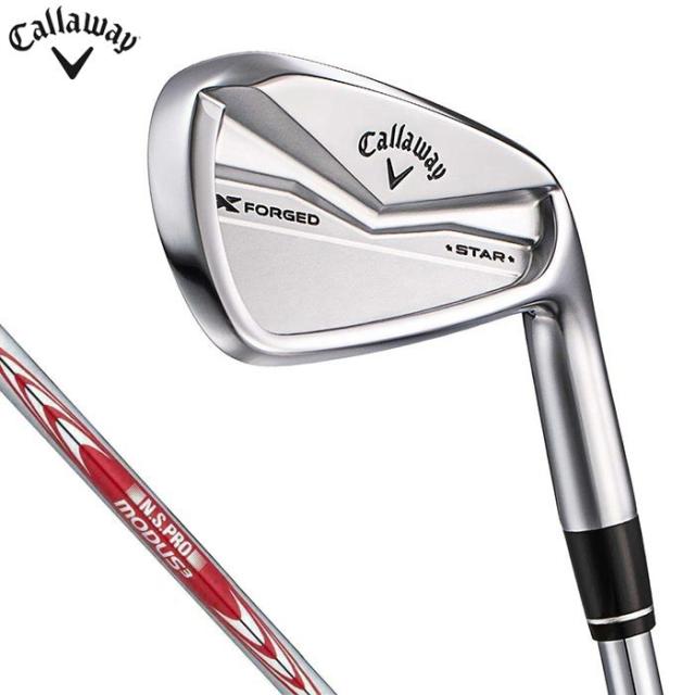 キャロウェイ　X FORGED STAR エックス フォージド スター アイアン　6本セット（＃5〜9、PW）　N.S.PRO MODUS3 TOUR 105 スチールシャフト [2024年モデル]
