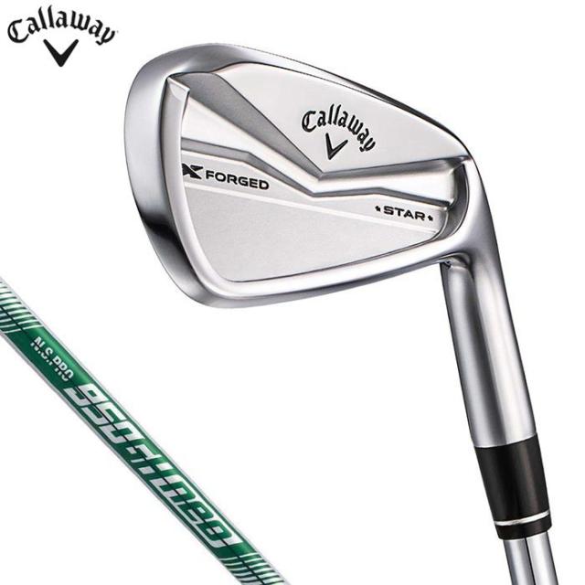 キャロウェイ　X FORGED STAR エックス フォージド スター アイアン　6本セット（＃5〜9、PW）　N.S.PRO 950GH neo スチールシャフト [2024年モデル]