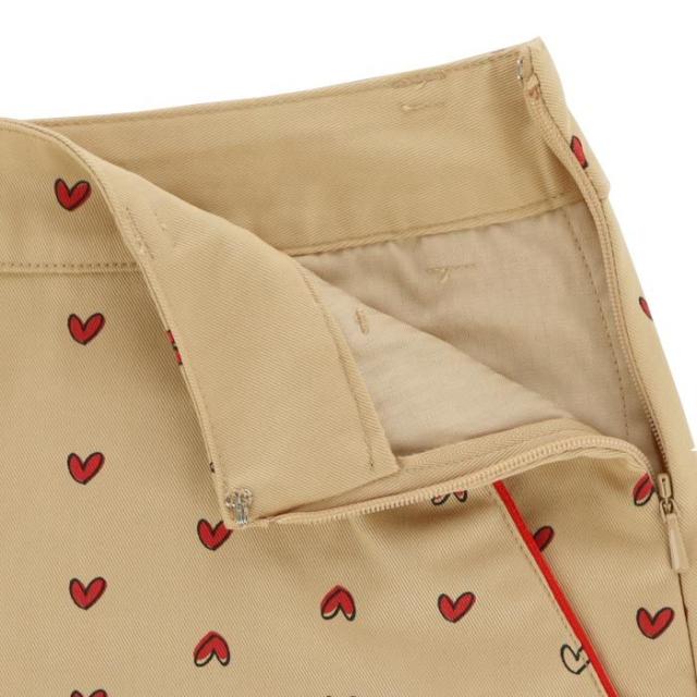 Callaway GOLF ラブキャロウェイ ハートプリント 総柄 裾プリーツ スカート view4