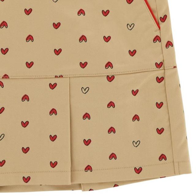 Callaway GOLF ラブキャロウェイ ハートプリント 総柄 裾プリーツ スカート view5