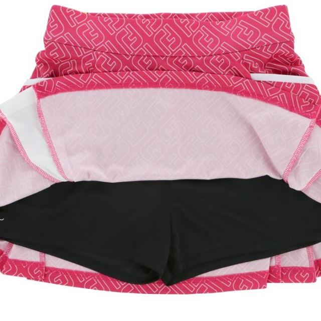 FootJoy GOLF アウトラインロゴプリント 総柄 メッシュ生地 インナーパンツ一体型 スカート view6