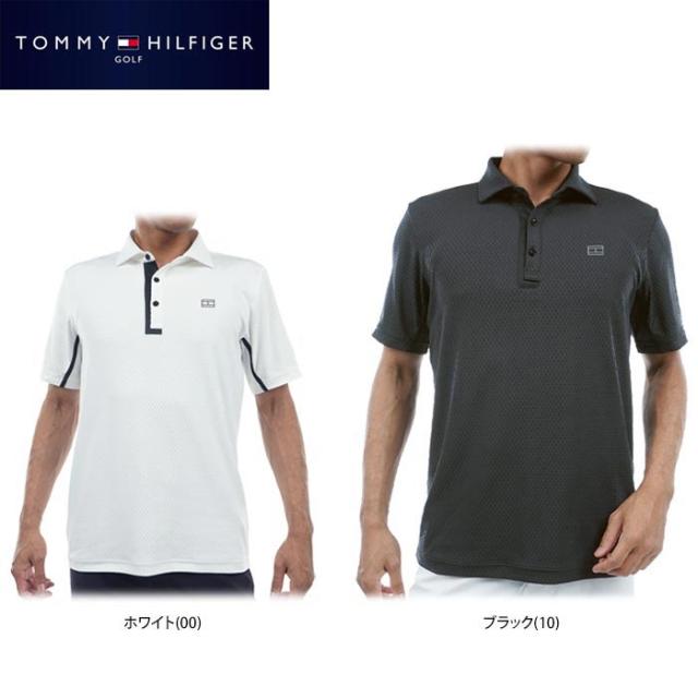 TOMMY HILFIGER GOLF リンクスジャカード UVカット 半袖 ポロシャツ