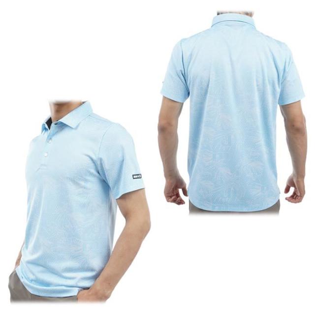 Admiral GOLF リーフジャカード 総柄 半袖 ポロシャツ view1