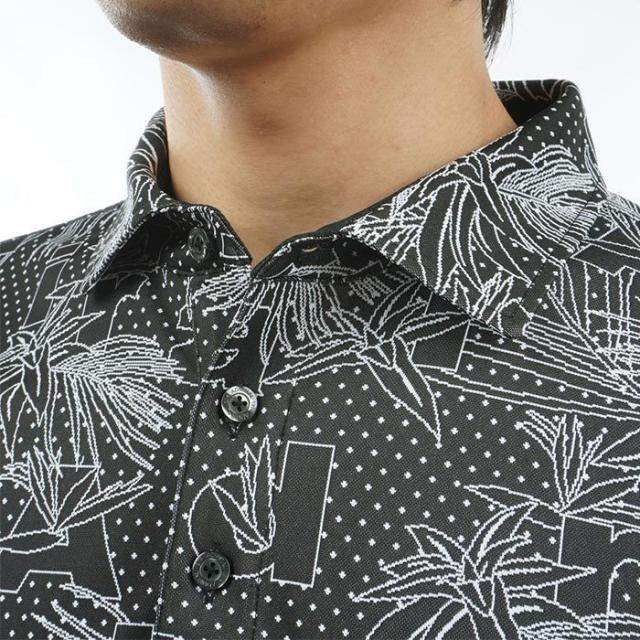 Admiral GOLF リーフジャカード 総柄 半袖 ポロシャツ view2