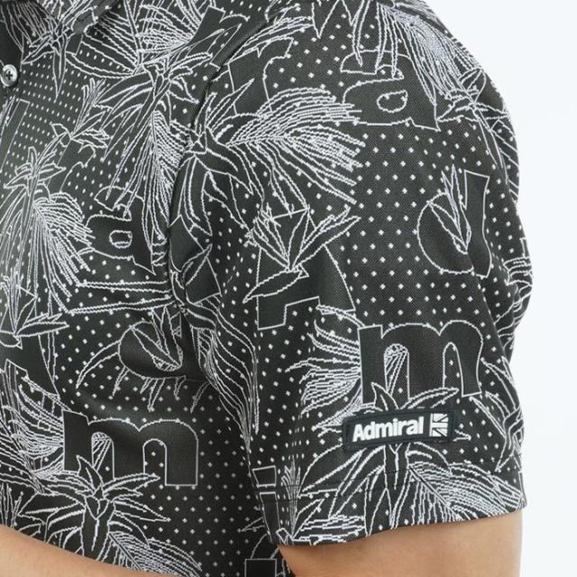 Admiral GOLF リーフジャカード 総柄 半袖 ポロシャツ view3