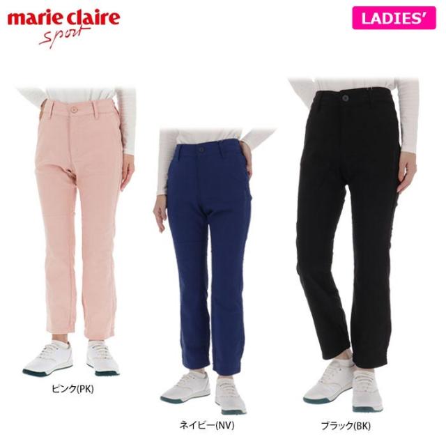 marie claire GOLF 裏起毛 ジョガーパンツ