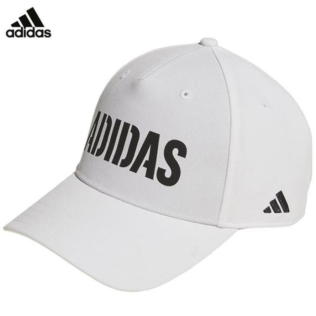 [2024年モデル] アディダス メンズ レーザーカット ロゴ キャップ JTY43 IS6580 ホワイト