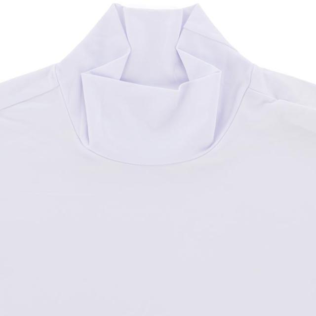 marie claire GOLF ロゴプリント 配色切替 フード ベスト & 長袖 ハイネック インナーシャツ view6