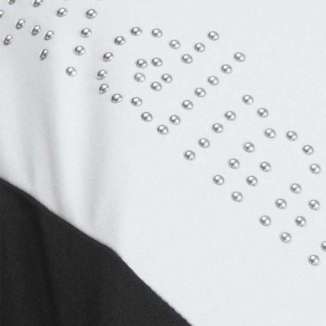 Admiral GOLF メタルロゴ バイカラー 裏起毛 ストレッチ 長袖 モックネックシャツ view4