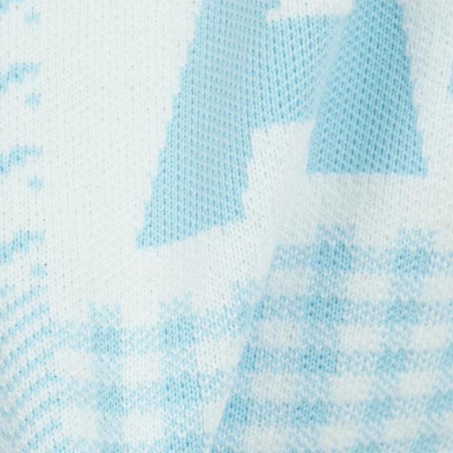 Admiral GOLF ロゴジャガード パターンミックス 長袖 ボトルネック セーター view4