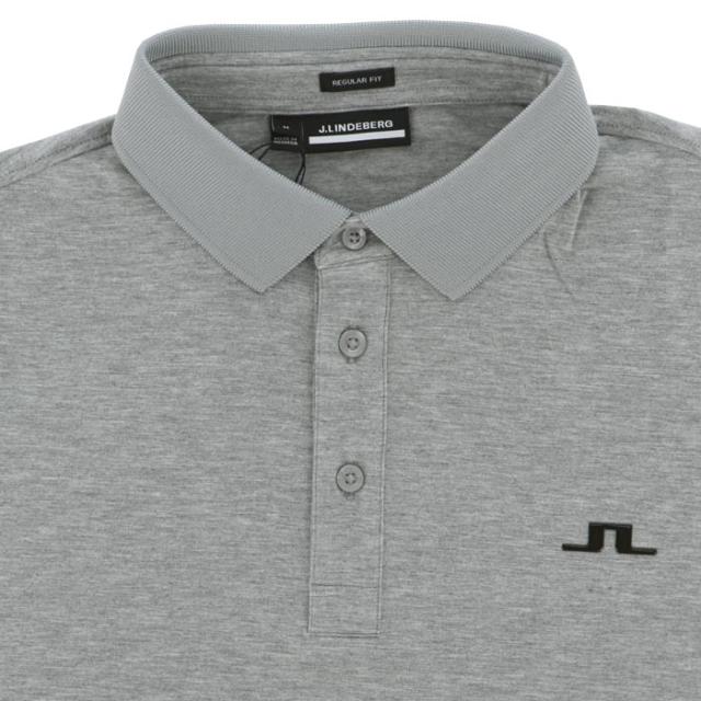 J.LINDEBERG GOLF ロゴ刺繍 4WAYストレッチ 長袖 ポロシャツ view2