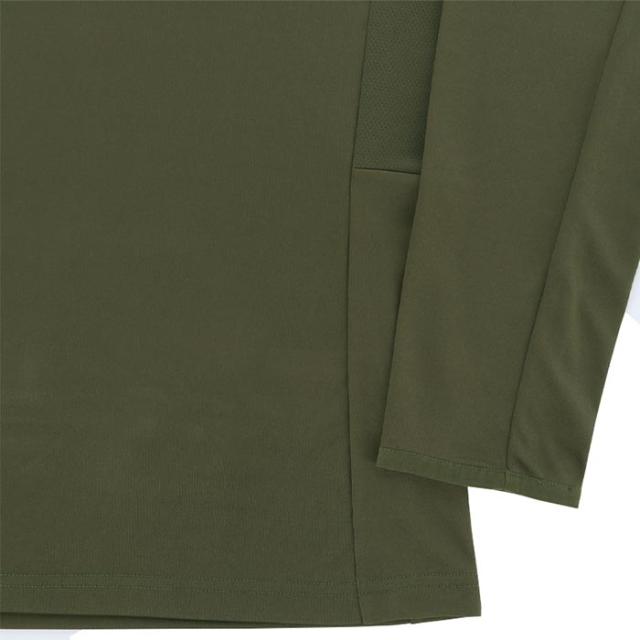 J.LINDEBERG GOLF 保温 サイドメッシュ切替 長袖 ハーフジップ モックネックシャツ view4