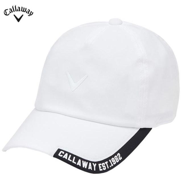 [2024年モデル] キャロウェイ メンズ ロゴデザイン アスレジャースタイル キャップ C24291101 1030 ホワイト