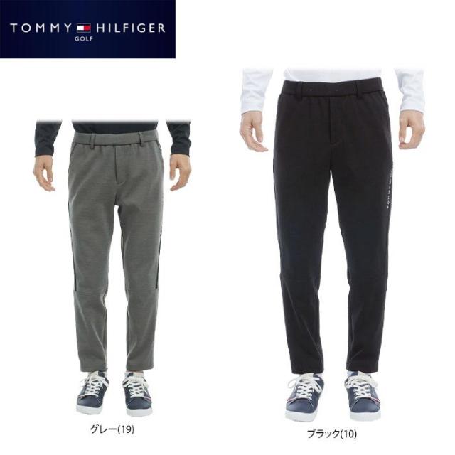 TOMMY HILFIGER GOLF ロゴプリント ストレッチ スウェット ロングパンツ