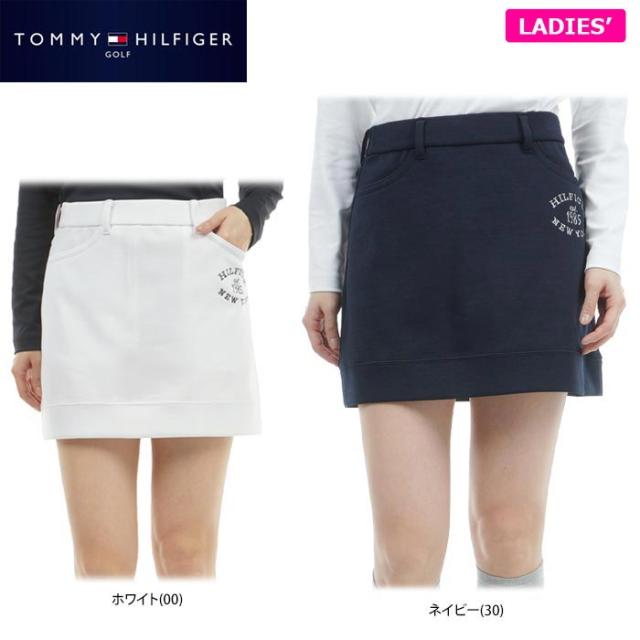 TOMMY HILFIGER GOLF アーチロゴ刺繍 UVカット スウェット スカート