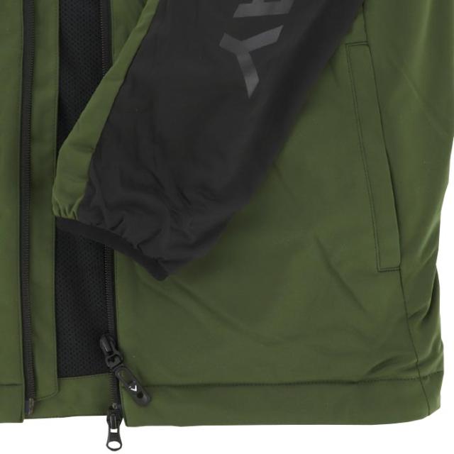 Callaway GOLF スターストレッチ カラーブロック メッシュ裏地 収納袋付き 長袖 フルジップ フード付き ブルゾン view4