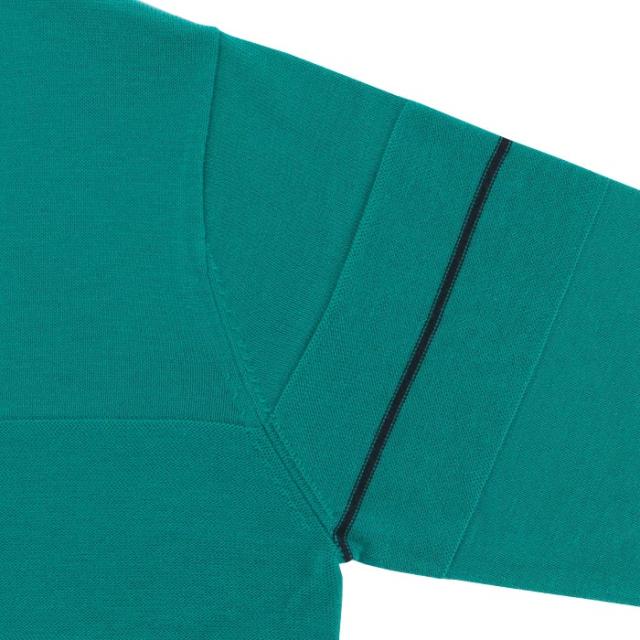 FootJoy GOLF ロゴ刺繍 編地切替 長袖 Vネック セーター view4