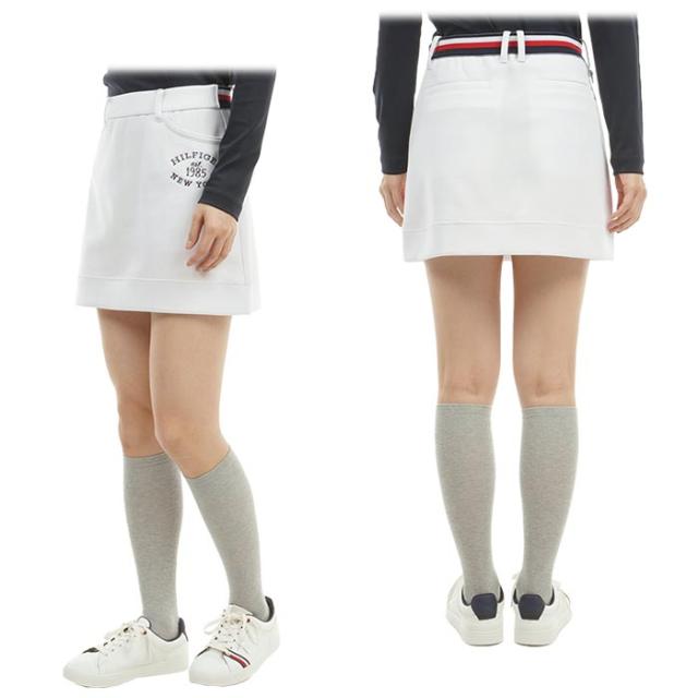 TOMMY HILFIGER GOLF アーチロゴ刺繍 UVカット スウェット スカート view1