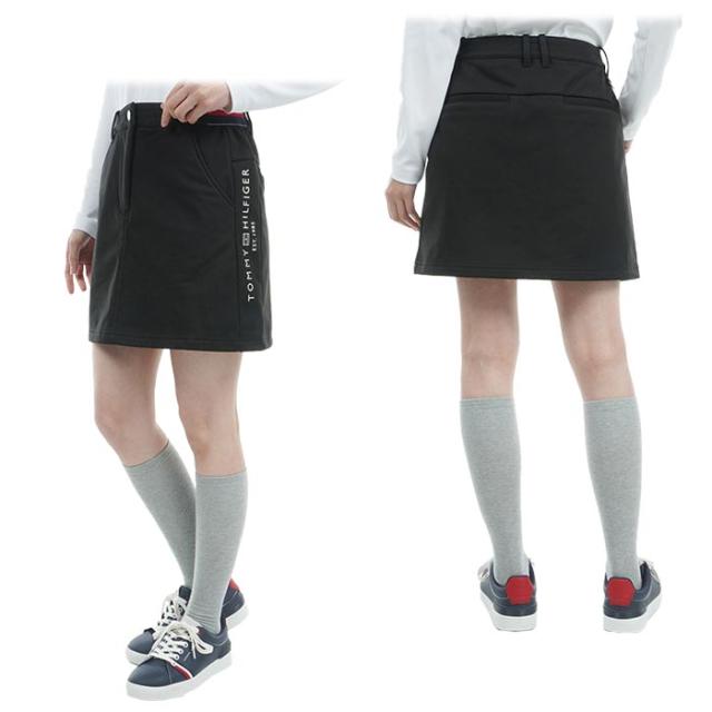 TOMMY HILFIGER GOLF 撥水 ストレッチ 防風 裏起毛 スカート view1