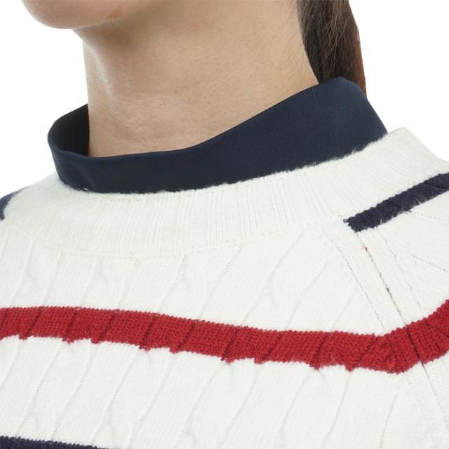 TOMMY HILFIGER GOLF ケーブル編み 長袖 クルーネック セーター view2
