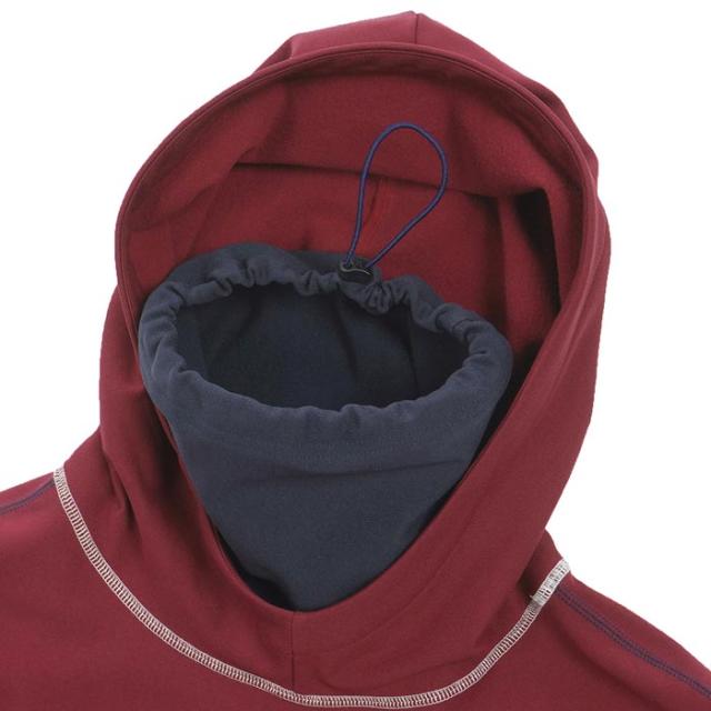 TOMMY HILFIGER GOLF ロゴ刺繍 裏微起毛 ストレッチ 長袖 ネックウォーマー付き スウェット フーディー view4