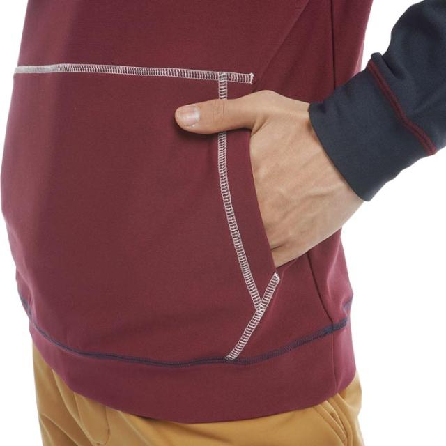 TOMMY HILFIGER GOLF ロゴ刺繍 裏微起毛 ストレッチ 長袖 ネックウォーマー付き スウェット フーディー view5