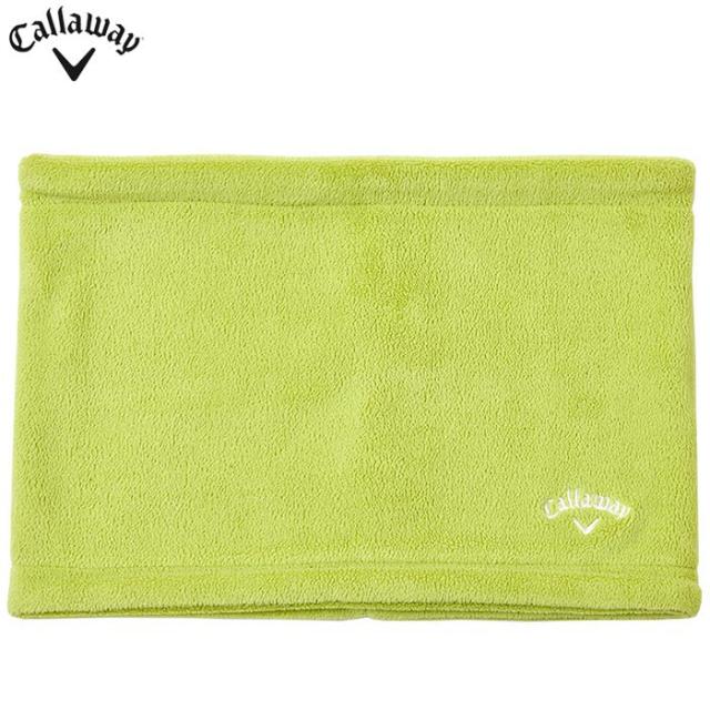 [2024年モデル] キャロウェイ メンズ フリース ネックウォーマー C24298101 1130 ライトグリーン