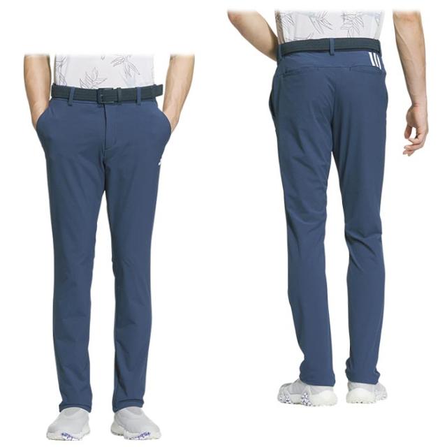 adidas GOLF 撥水 4WAYストレッチ ロゴプリント ロングパンツ view1