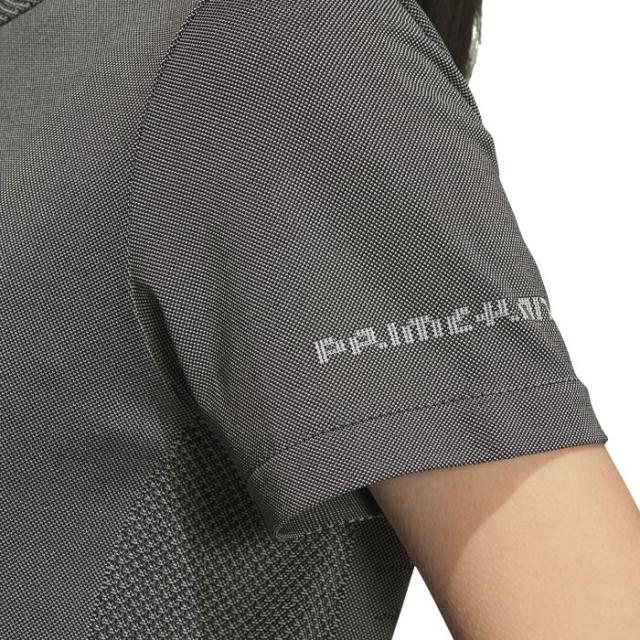 adidas GOLF ULTIMATE365 スリーストライプス ジャカード ストレッチ 半袖 モックネックシャツ view3