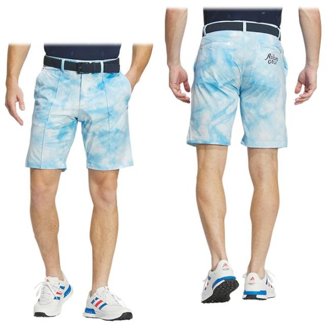 adidas GOLF タイダイプリント ストレッチ ロゴ刺繍 ショートパンツ view1