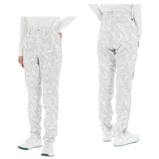 Le coq sportif GOLF 防風 ストレッチ 撥水 総柄 裏フリース ボンディング ロングパンツ view1