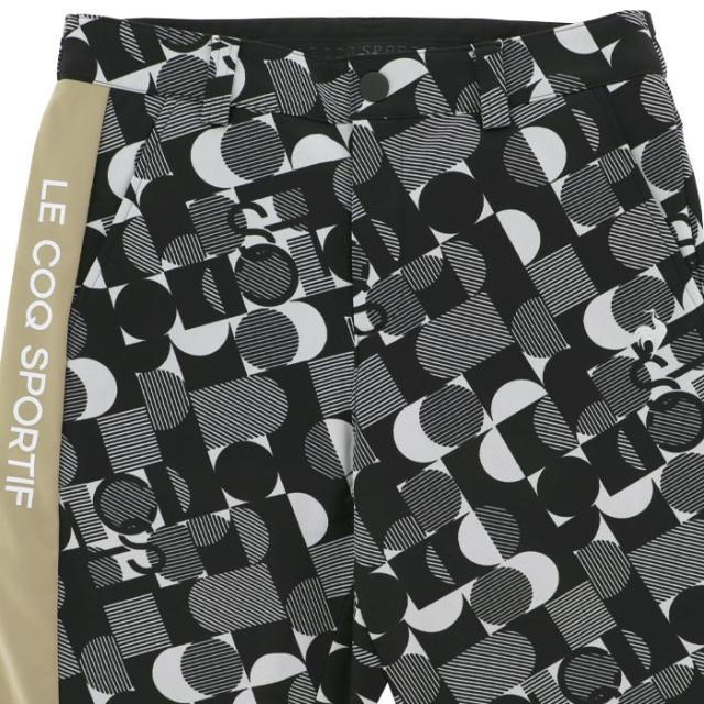 Le coq sportif GOLF 防風 ストレッチ 撥水 総柄 裏フリース ボンディング ロングパンツ view2