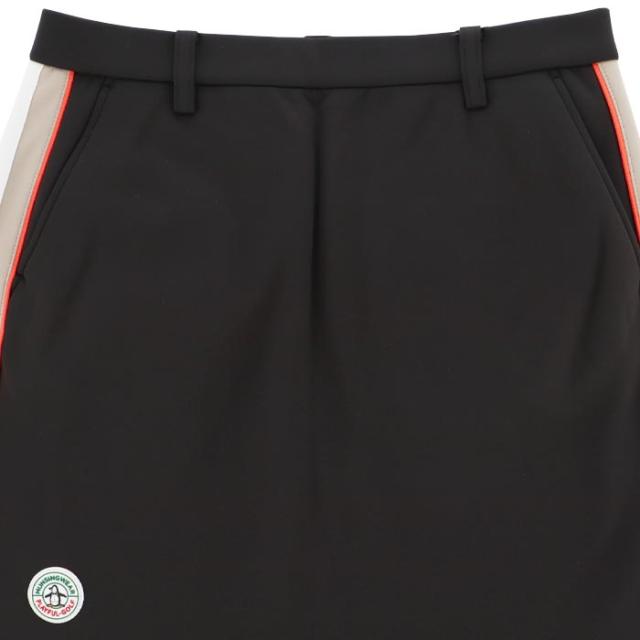 Munsingwear GOLF ENVOY サイドライン ロゴワッペン ストレッチ 裏起毛 スカート view2
