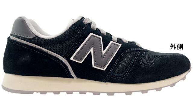 スニーカー メンズ new balance ニューバランス ML373 TM2/TL2 ブラック グレー 25.0~28.0cm カジュアル ウォーキング スポーツ デイリーシューズ 普段履き ソフト 衝撃吸収 男性 紳士 学生 送料無料
