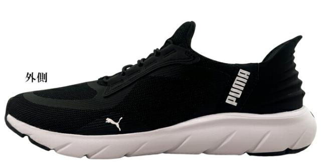 スニーカー メンズ プーマ ソフトライド フレックス レース イーズ イン ALT 311996 ブラック/ホワイト グレー/ネイビー 25.0~28.0cm Puma SOFTRIDE FLEX LACE EASE IN ALT ローカット カジュアル ウォーキング ランニング タウン履き 男性 紳士 男子 学生 通勤 通学