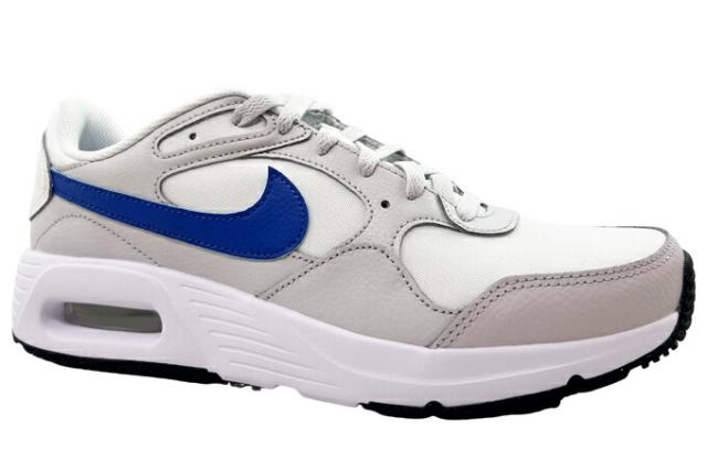 スニーカー メンズ ナイキ エアマックス SC CW4555 020 バストグレー/レーサーブルー 25.0~28.0cm NIKE AIR MAX SC ローカット 靴 シューズ 軽量 カジュアル タウン 男性 紳士 男子 学生