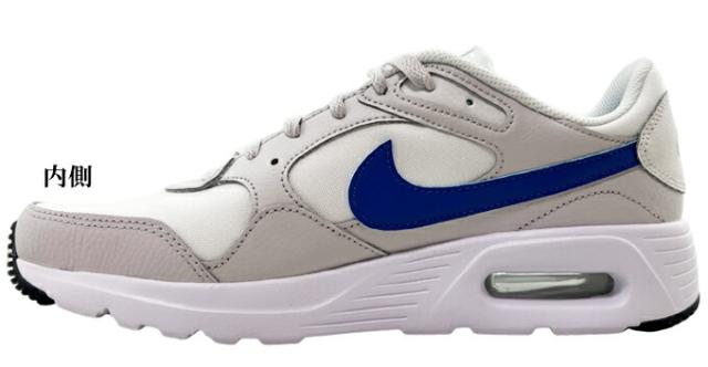スニーカー メンズ ナイキ エアマックス SC CW4555 020 バストグレー/レーサーブルー 25.0~28.0cm NIKE AIR MAX SC ローカット 靴 シューズ 軽量 カジュアル タウン 男性 紳士 男子 学生