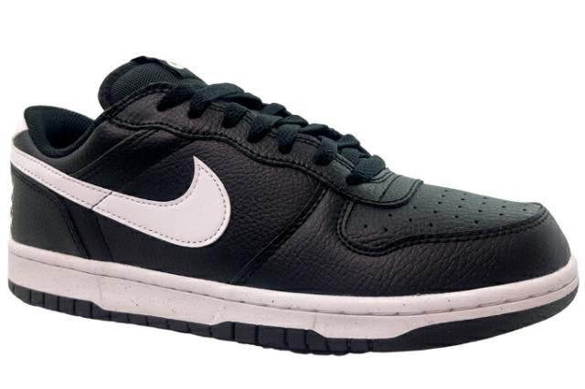スニーカー メンズ ナイキ ビッグ ロー 355152 016 ブラック/ホワイト 25.0~29.0cm BIG NIKE LOW 靴 シューズ ローカット カジュアル タウン履き ストリート 軽量 耐久性 男性 紳士 学生